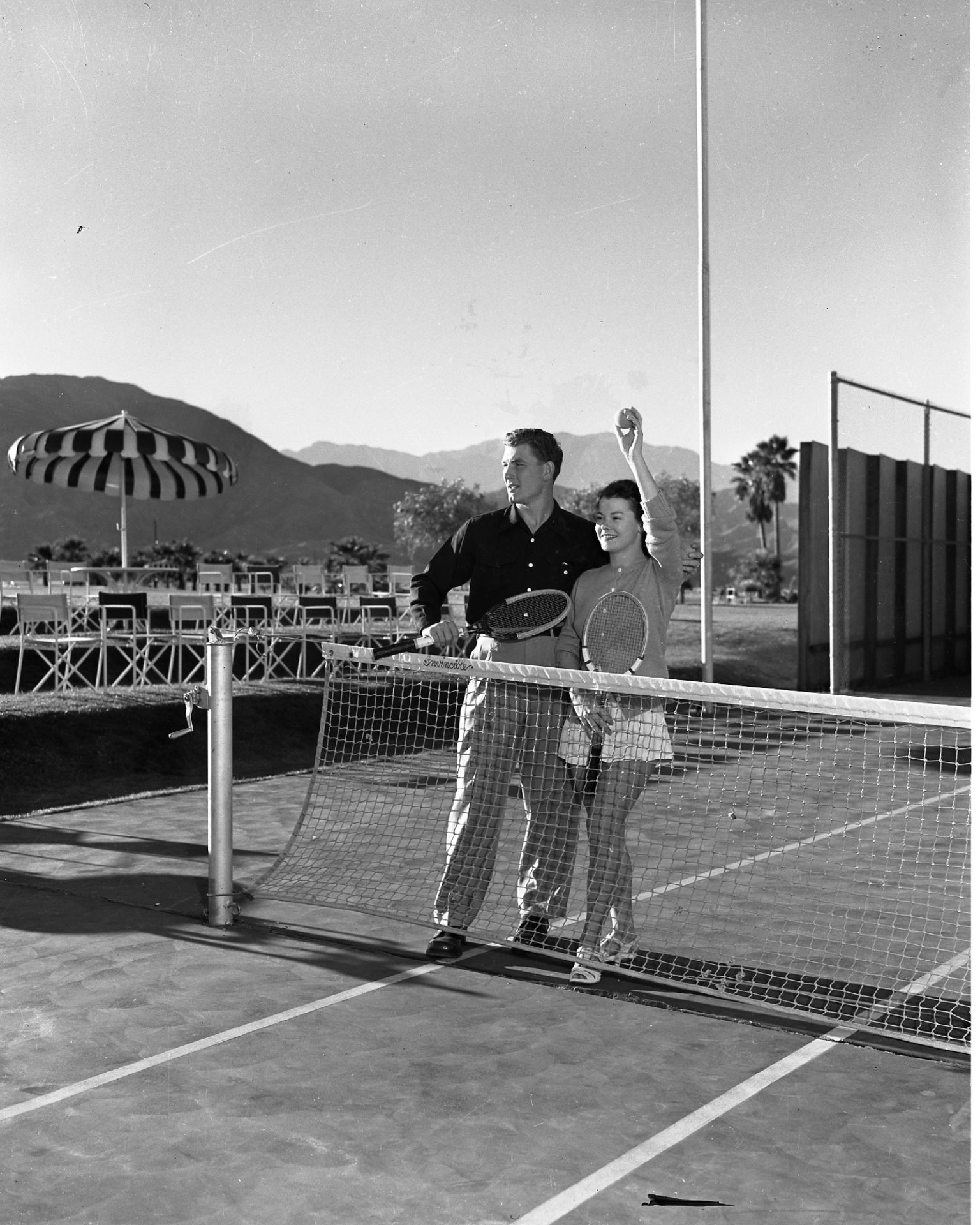 Tennis at Shadow Mountain, mid-century