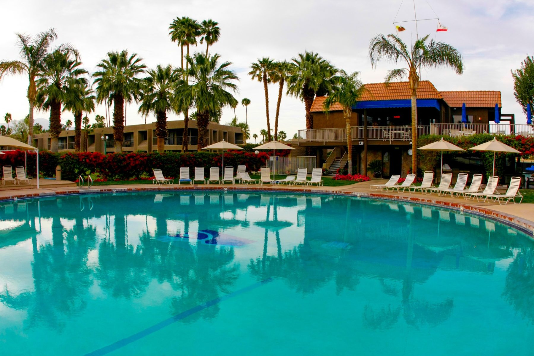 The main pool at TTC Palms
